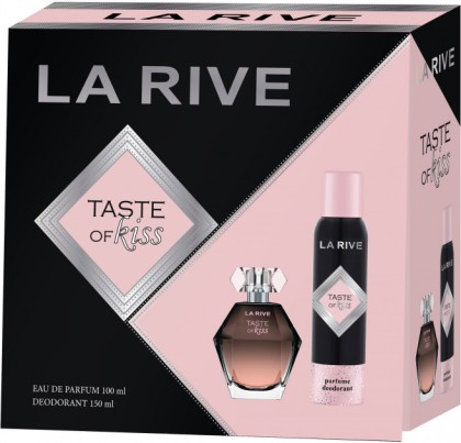 La Rive set cadou Taste of Kiss (apa de parfum 100ml + deodorant spray 150ml)