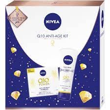 Nivea set cadou Q10 Anti-Age Kit (crema antirid Q10 Power 50ml + crema pentru maini Q10 100ml)