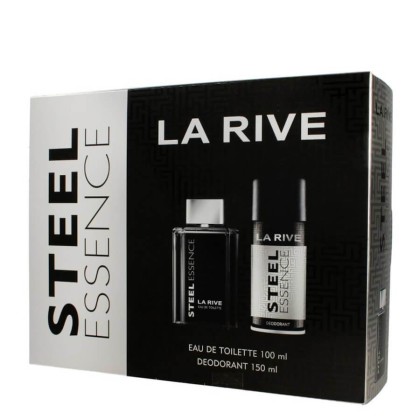 La Rive set cadou Steel Essence ( apa de toaleta 100ml + deodorant spray 150ml)