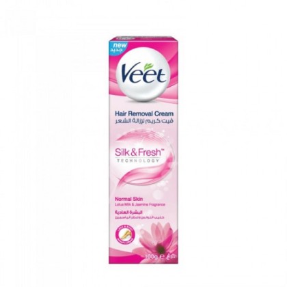 Veet crema depilatoare pentru piele normala 100ml Silk & Fresh