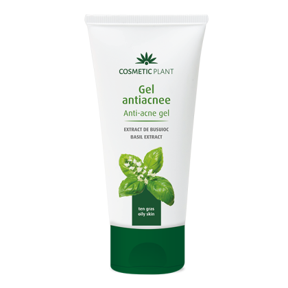 Cosmetic Plant gel antiacnee cu extract de busuioc 30ml