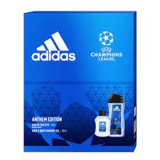 Adidas set cadou Uefa Anthem Edition ( edt 50ml + gel dus 250ml)
