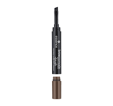 Essence pomada pentru sprancene + pensula 04 Dark Brown