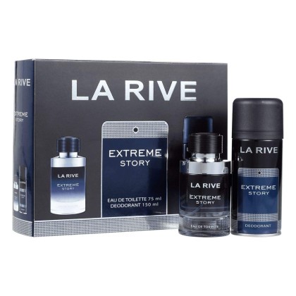 La Rive set cadou Extreme Story ( apa de toaleta 75ml + deodorant spray 150ml)