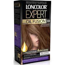 Loncolor vopsea pentru par Expert Oil Fusion 5.53 Saten auriu deschis