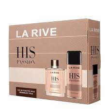 La Rive set cadou His Passion ( apa de toaleta 100ml + deodorant spray 150ml)
