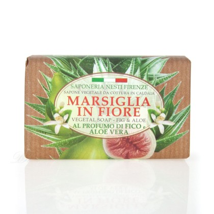 Nesti sapun solid Marsiglia in fiore 125gr Smochine si aloe vera