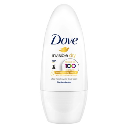 Dove deo roll on femei 50ml Invisible Dry