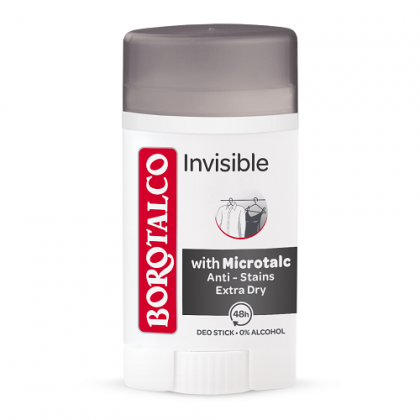 Borotalco deo stick 40ml Invisible