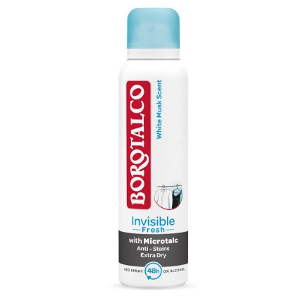 Borotalco deo spray 150ml Invisible Fresh