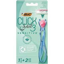 Bic aparat de ras Click Soleil Sensitive 3 lame 2 bucati