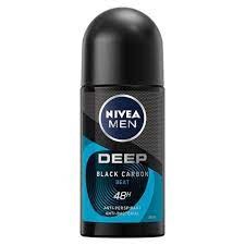 Nivea deo roll-on barbati 50ml Deep Black Carbon Beat